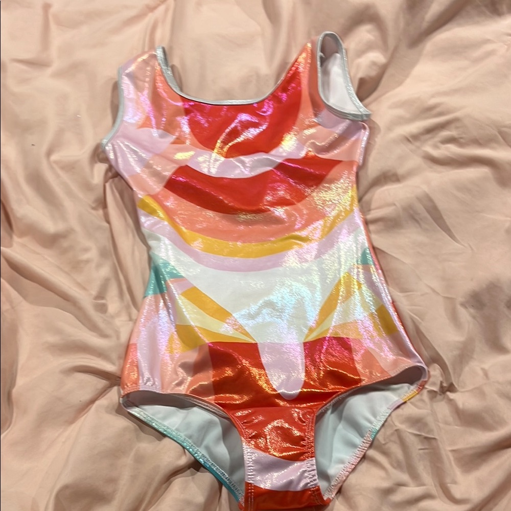 Dance Leo Swimsuit with Shimmering Design